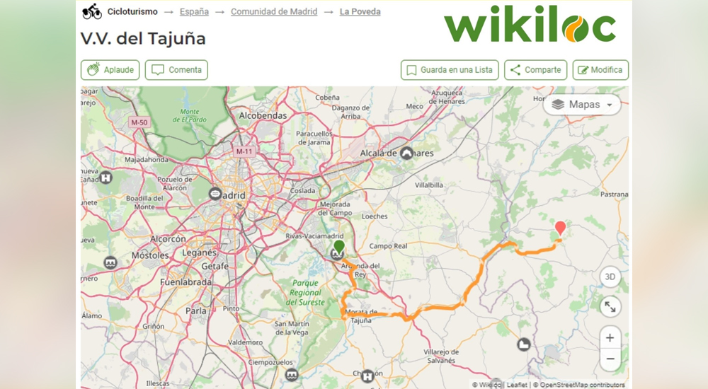 135 vías verdes están ya en Wikiloc 135 vías verdes están ya en Wikiloc